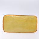 LOUIS VUITTON Monogram Vernis Houston Hand Bag Beige M91004 LV Auth ep9941-5