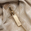 CHANEL New Travel Line Tote Bag Nylon Beige Gold CC Auth ep9942-10