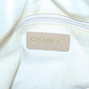 CHANEL New Travel Line Tote Bag Nylon Beige Gold CC Auth ep9942-17
