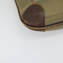 Burberrys Nova Check Tote Bag Canvas Beige Gold Auth ep9944-10