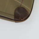 Burberrys Nova Check Tote Bag Canvas Beige Gold Auth ep9944-11