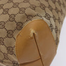 GUCCI GG Canvas Tote Bag Beige Silver 019 0401 Auth ep9945-17