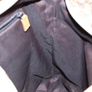 GUCCI GG Canvas Tote Bag Beige Silver 019 0401 Auth ep9945-22