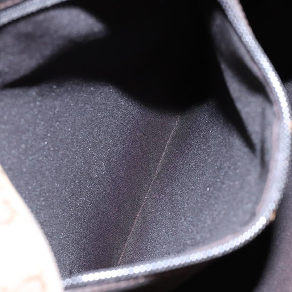 GUCCI GG Canvas Tote Bag Beige Silver 019 0401 Auth ep9945