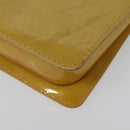 LOUIS VUITTON Monogram Vernis Motto Accessory Pouch Beige M91136 LV Auth ep9947-11