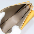 LOUIS VUITTON Monogram Vernis Motto Accessory Pouch Beige M91136 LV Auth ep9947-15