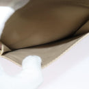 LOUIS VUITTON Monogram Vernis Motto Accessory Pouch Beige M91136 LV Auth ep9947-17