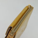 LOUIS VUITTON Monogram Vernis Motto Accessory Pouch Beige M91136 LV Auth ep9947-6