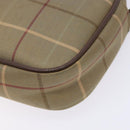 Burberrys Nova Check Shoulder Bag Canvas Beige Gold Auth ep9949-9