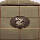 Burberrys Nova Check Shoulder Bag Canvas Beige Gold Auth ep9949-17