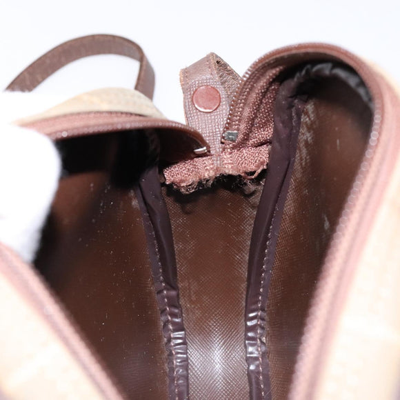 Burberrys Nova Check Shoulder Bag Canvas Beige Gold Auth ep9949