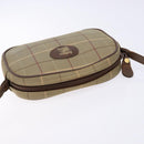 Burberrys Nova Check Shoulder Bag Canvas Beige Gold Auth ep9949-6