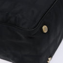 CHANEL New Travel Line Hand Bag Nylon Black CC Auth ep9954-14
