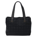 CHANEL New Travel Line Hand Bag Nylon Black CC Auth ep9954-2