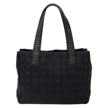 CHANEL New Travel Line Hand Bag Nylon Black CC Auth ep9954 - 0