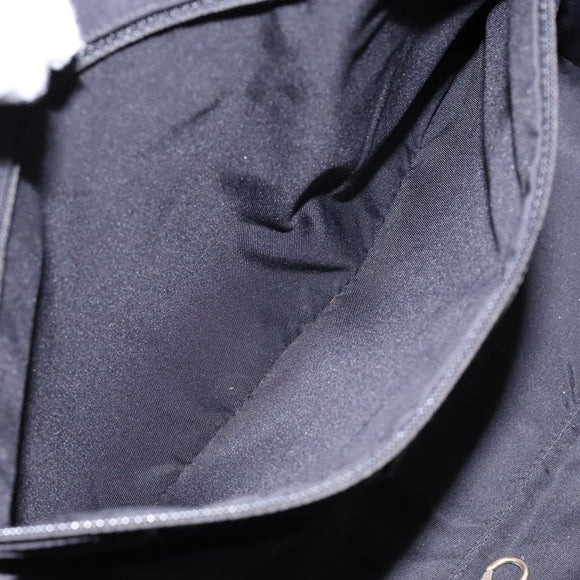 CHANEL New Travel Line Hand Bag Nylon Black CC Auth ep9954