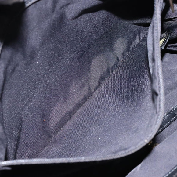 CHANEL New Travel Line Hand Bag Nylon Black CC Auth ep9954