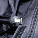 CHANEL New Travel Line Hand Bag Nylon Black CC Auth ep9954-22
