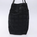 CHANEL New Travel Line Hand Bag Nylon Black CC Auth ep9954-5