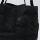 CHANEL New Travel Line Hand Bag Nylon Black CC Auth ep9954-6