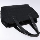 CHANEL New Travel Line Hand Bag Nylon Black CC Auth ep9954-7