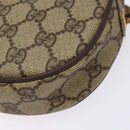 GUCCI GG Supreme Web Sherry Line Bag PVC Beige Gold 007 58 6112 Auth ep9956-10
