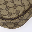 GUCCI GG Supreme Web Sherry Line Bag PVC Beige Gold 007 58 6112 Auth ep9956-11