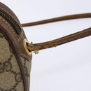 GUCCI GG Supreme Web Sherry Line Bag PVC Beige Gold 007 58 6112 Auth ep9956-14