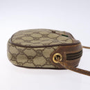 GUCCI GG Supreme Web Sherry Line Bag PVC Beige Gold 007 58 6112 Auth ep9956-4