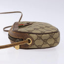 GUCCI GG Supreme Web Sherry Line Bag PVC Beige Gold 007 58 6112 Auth ep9956-5