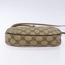 GUCCI GG Supreme Web Sherry Line Bag PVC Beige Gold 007 58 6112 Auth ep9956-9