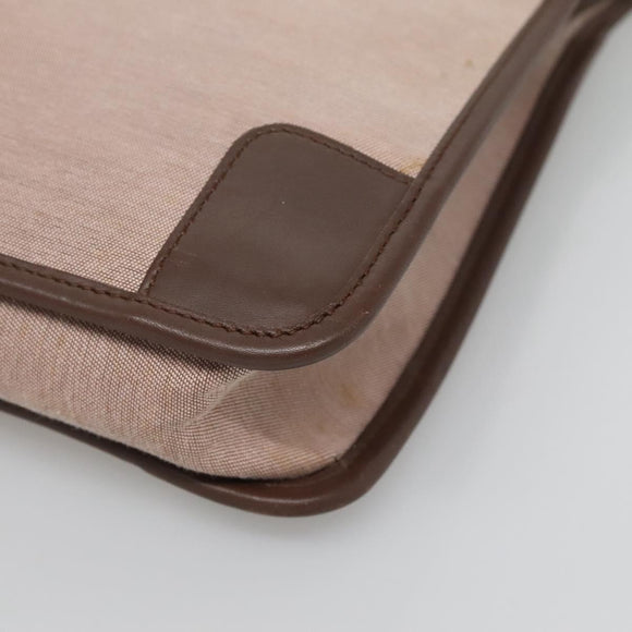 GUCCI Shoulder Bag Canvas Beige Silver 001 4206 Auth ep9960