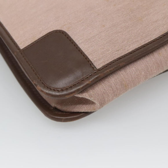 GUCCI Shoulder Bag Canvas Beige Silver 001 4206 Auth ep9960