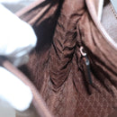 GUCCI Shoulder Bag Canvas Beige Silver 001 4206 Auth ep9960-18