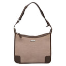 GUCCI Shoulder Bag Canvas Beige Silver 001 4206 Auth ep9960-2