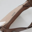 GUCCI Shoulder Bag Canvas Beige Silver 001 4206 Auth ep9960-6