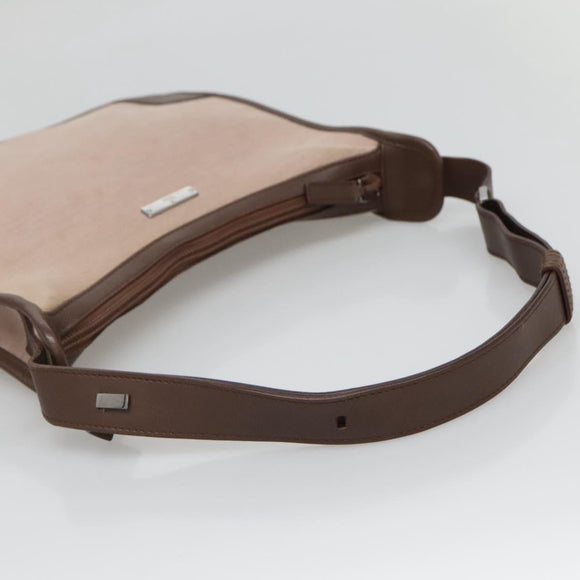 GUCCI Shoulder Bag Canvas Beige Silver 001 4206 Auth ep9960