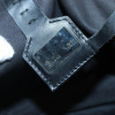 FENDI Zucchino Canvas Hand Bag Black Silver Auth ep9961-10