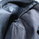 FENDI Zucchino Canvas Hand Bag Black Silver Auth ep9961-18