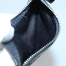 FENDI Zucchino Canvas Hand Bag Black Silver Auth ep9961-21