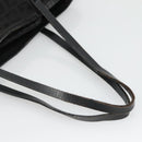 FENDI Zucchino Canvas Hand Bag Black Silver Auth ep9961-7