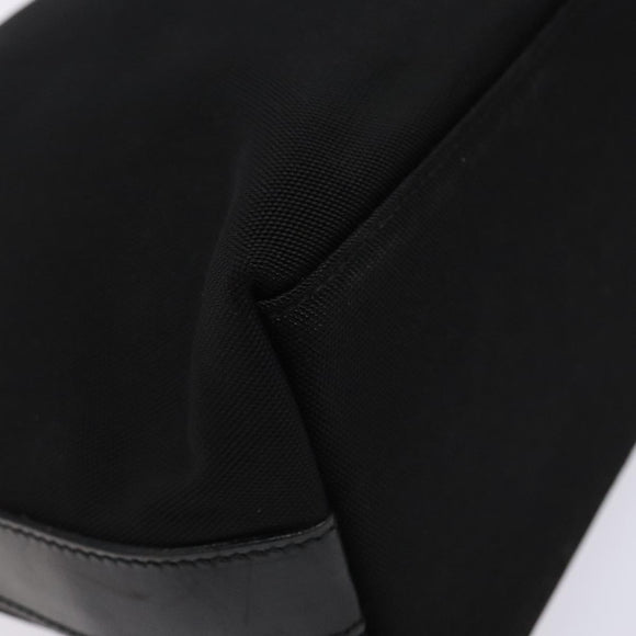 GUCCI Shoulder Bag Canvas Black Silver 000 0602 Auth ep9962