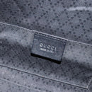 GUCCI Shoulder Bag Canvas Black Silver 000 0602 Auth ep9962-18