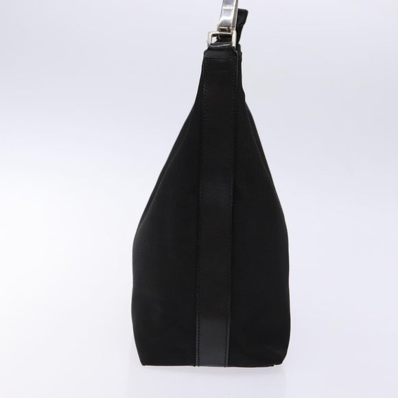 GUCCI Shoulder Bag Canvas Black Silver 000 0602 Auth ep9962