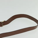 GUCCI GG Canvas Shoulder Bag Beige Gold Auth ep9963-8