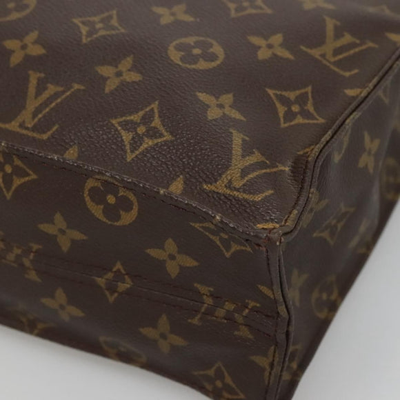LOUIS VUITTON Monogram Sac Plat Hand Bag M51140 LV Auth ep9969
