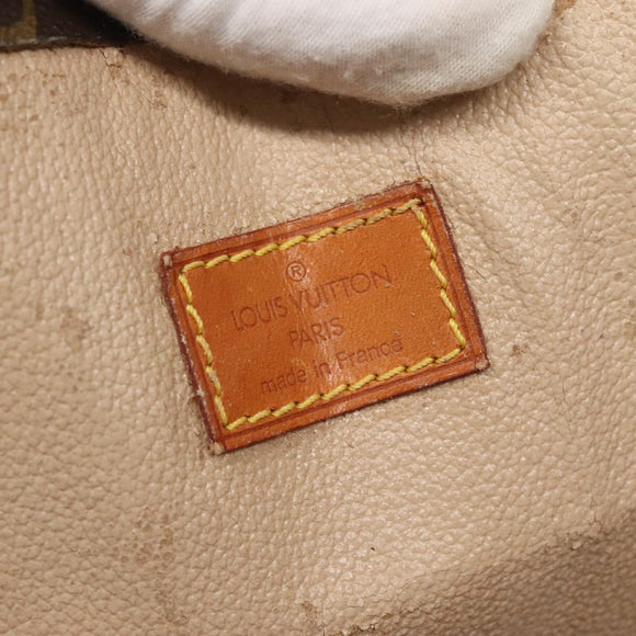 LOUIS VUITTON Monogram Sac Plat Hand Bag M51140 LV Auth ep9969