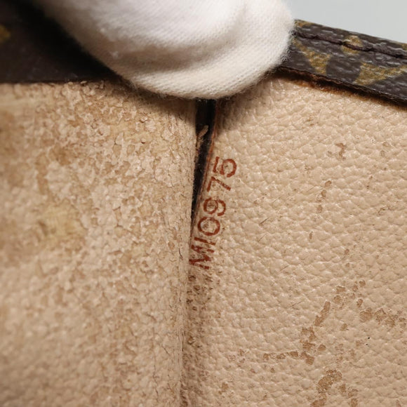 LOUIS VUITTON Monogram Sac Plat Hand Bag M51140 LV Auth ep9969