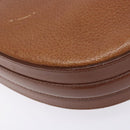 Burberrys Shoulder Bag Leather Brown Gold Auth ep9972-18