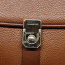 Burberrys Shoulder Bag Leather Brown Gold Auth ep9972-19